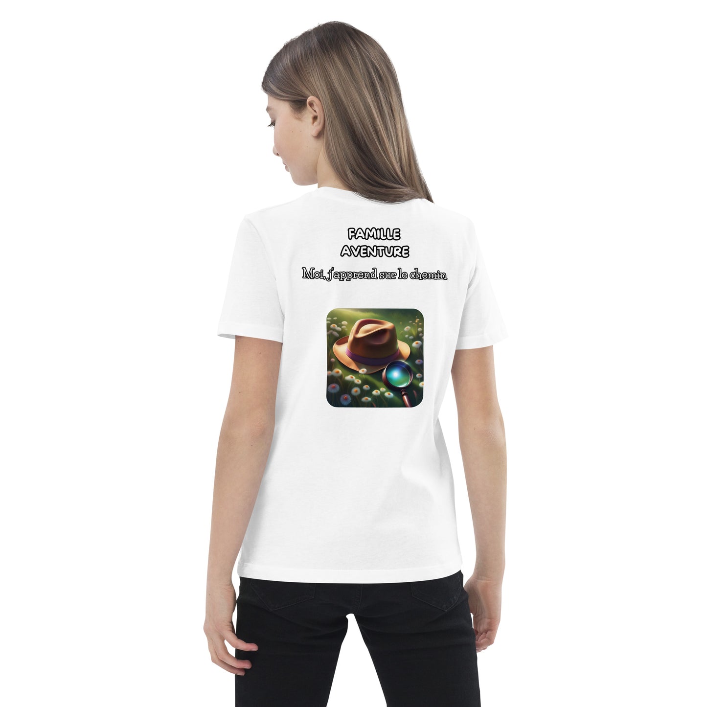 T-shirt écologique enfant "Sur le chemin"