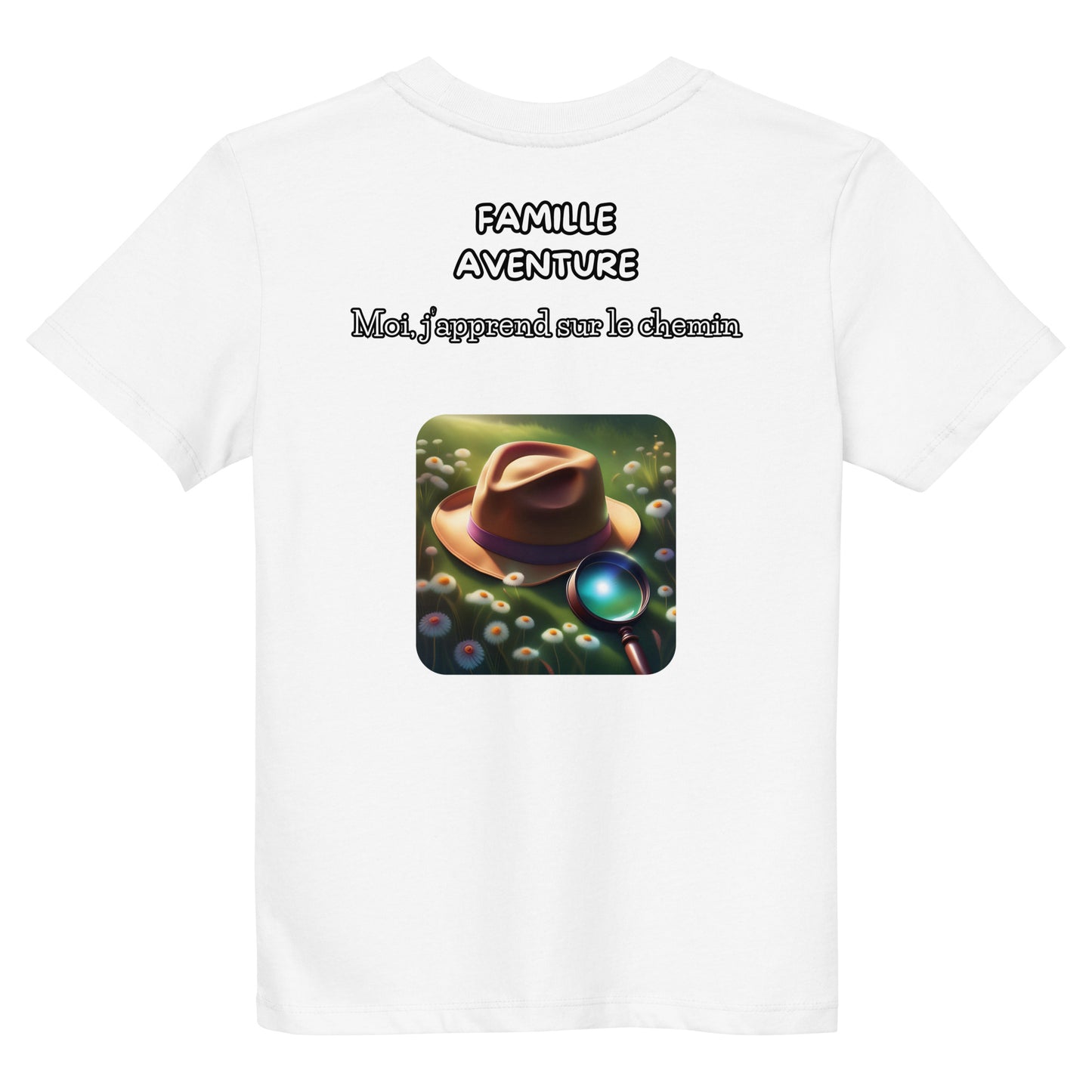 T-shirt écologique enfant "Sur le chemin"